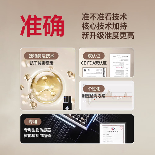 左点血糖仪医用家用高精准血糖仪试纸血糖仪家用测试官方旗舰店 - 图1