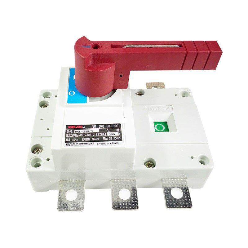 德力西负荷隔离开 关刀开 关HGL-160/3P 125A 160A三极柜内转换操,淘宝优惠券,粉丝福利购,淘宝优惠卷