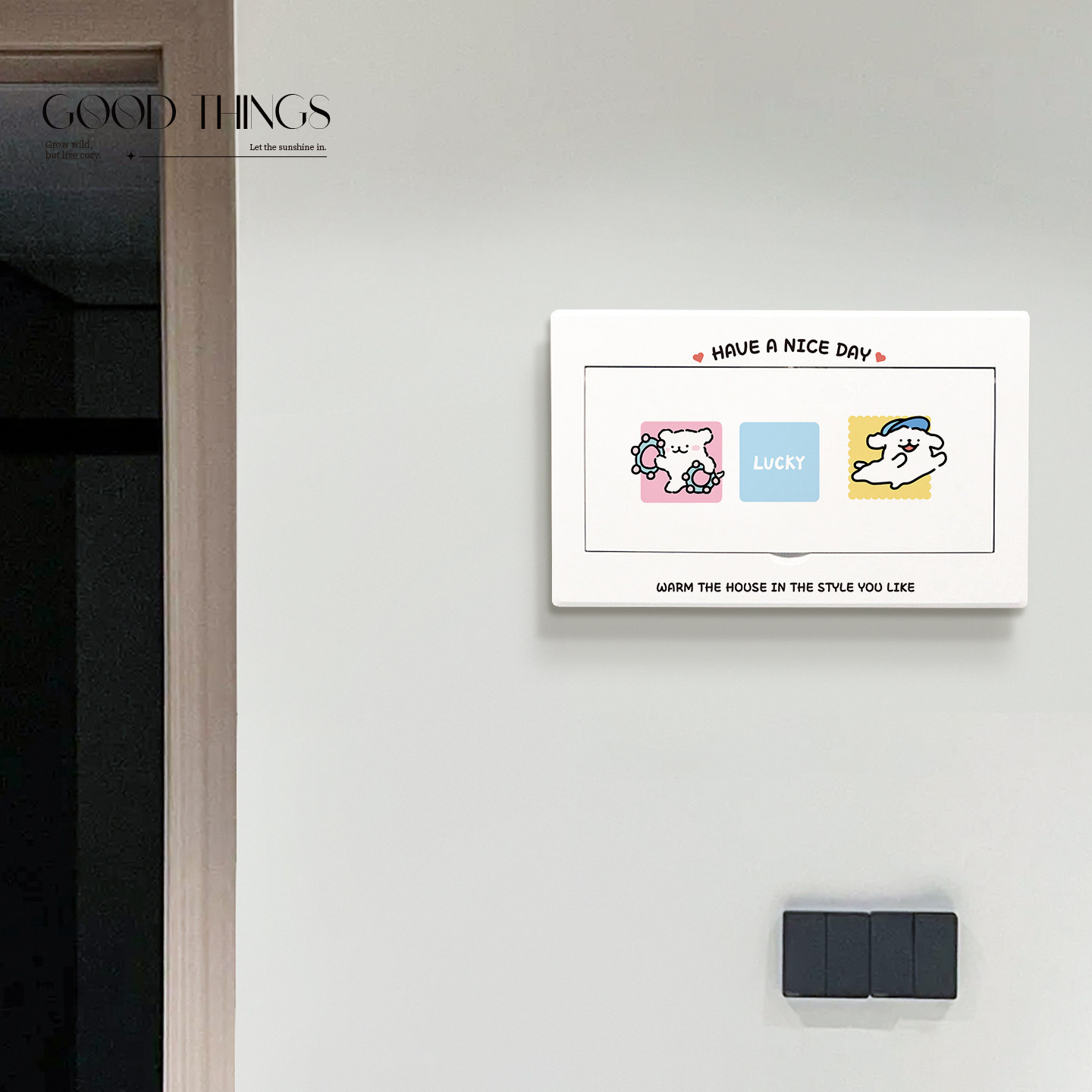 电表箱装饰画贴纸配弱电箱面板遮挡遮丑贴画自粘小图案玄关墙贴,淘宝优惠券,粉丝福利购,淘宝优惠卷