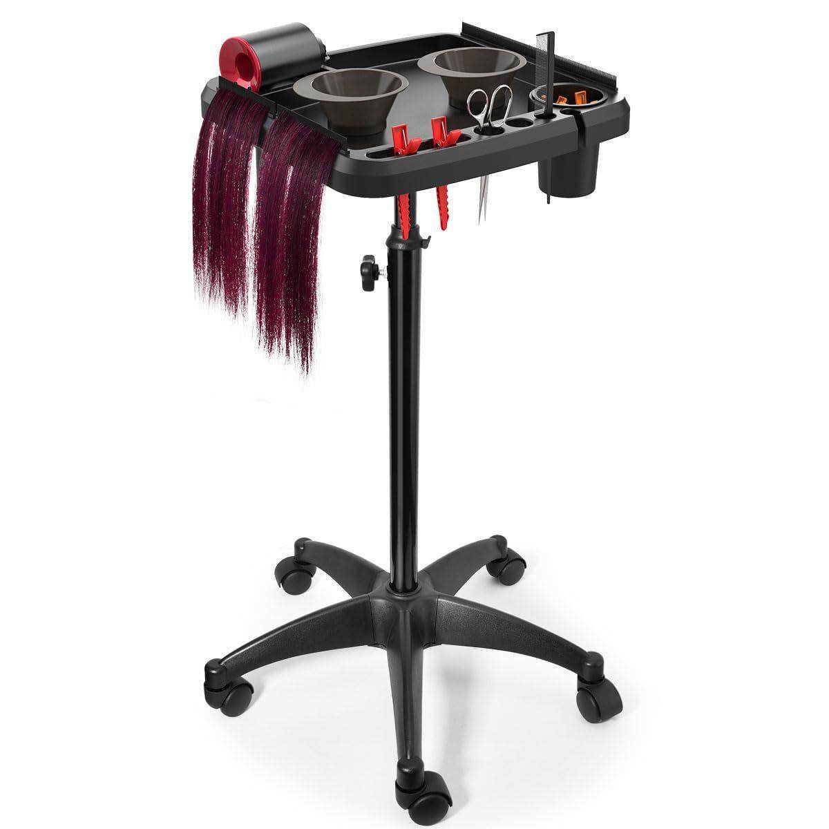 跨境新款染发置物支架染发工具理发店架染碗架美发收纳推车置物架,淘宝优惠券,粉丝福利购,淘宝优惠卷