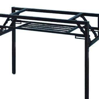 #折叠桌架子长条桌支架双层单层铁架桌子腿折叠铁艺桌架简约白色,淘宝优惠券,粉丝福利购,淘宝优惠卷