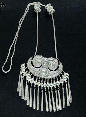 彝族胸牌凉山新款仿银项