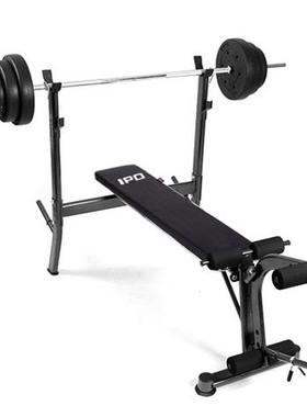 多功能举重床卧推器深蹲架杠铃床套装健身器材家用哑铃凳训练