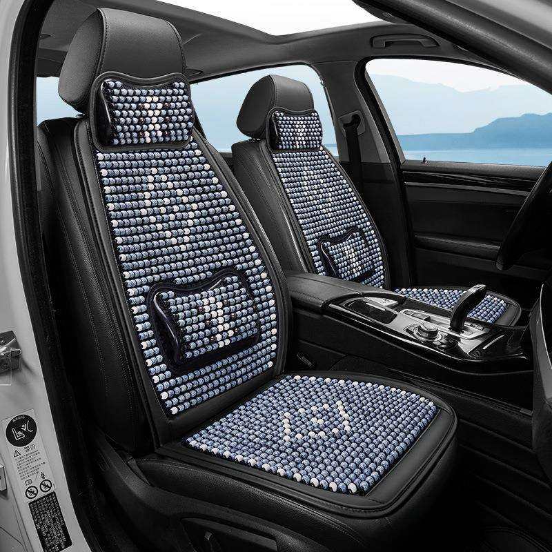 新款夏季高级感木珠汽车坐垫连体单座珠子凉垫驾驶座单个按摩座垫,淘宝优惠券,粉丝福利购,淘宝优惠卷
