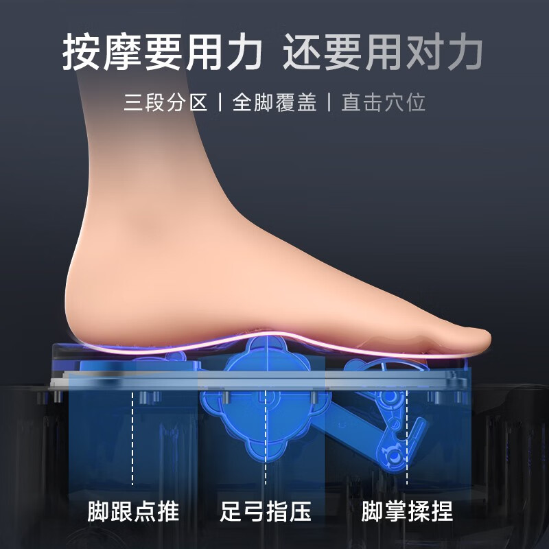 HITH泡脚桶加热恒温足浴盆家用全自动洗脚盆电动按摩杀菌足浴桶