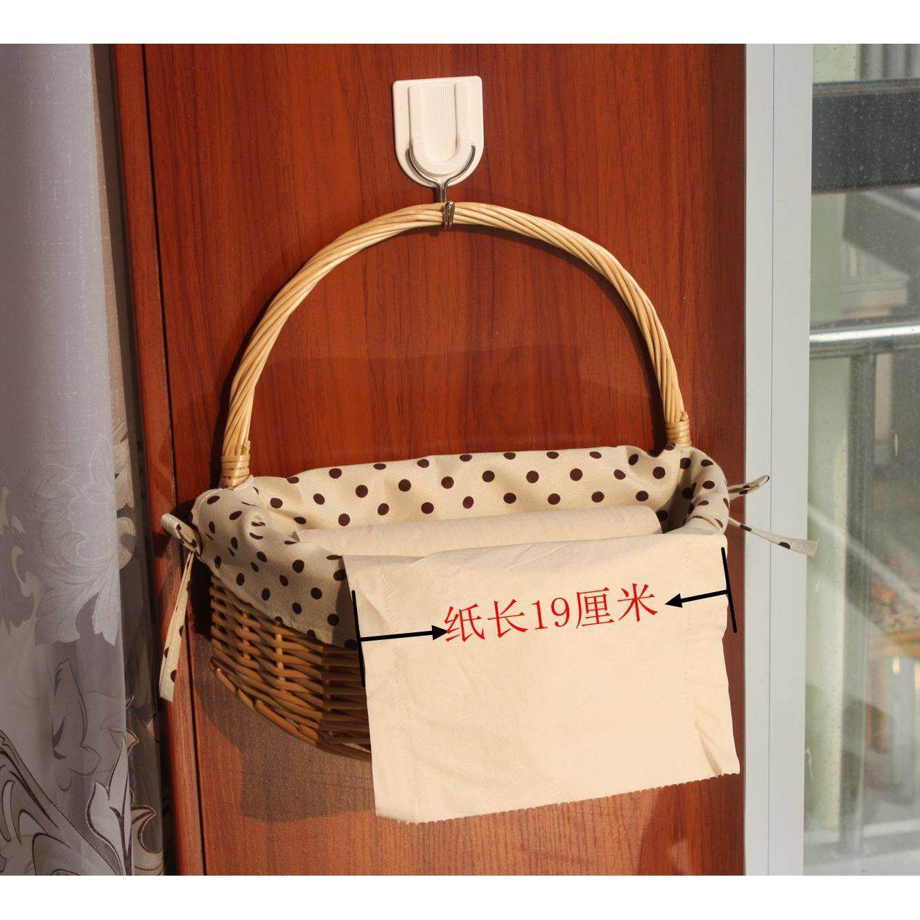 挂篮特价包邮藤编墙挂 收纳篮壁挂吊篮 收纳盒大号 卫生间悬挂筐,淘宝优惠券,粉丝福利购,淘宝优惠卷