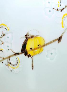 景德镇陶瓷器新中式粉彩花瓶工艺品客厅摆件家居博古架装饰品瓷瓶