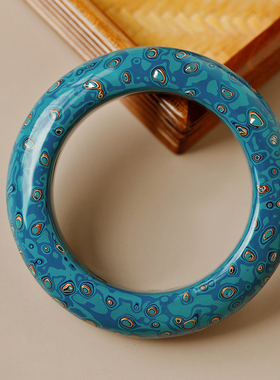 极速大漆贵妃镯酸枝内胎檀木手镯子男女士定制红木手环Z送女友礼