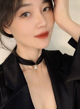 极速甲状腺术后遮挡项链颈部疤痕遮D挡项链锁骨链网红饰品气质小