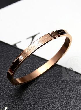 极速。Titanium steel rose gold 316L saw gearO men and women