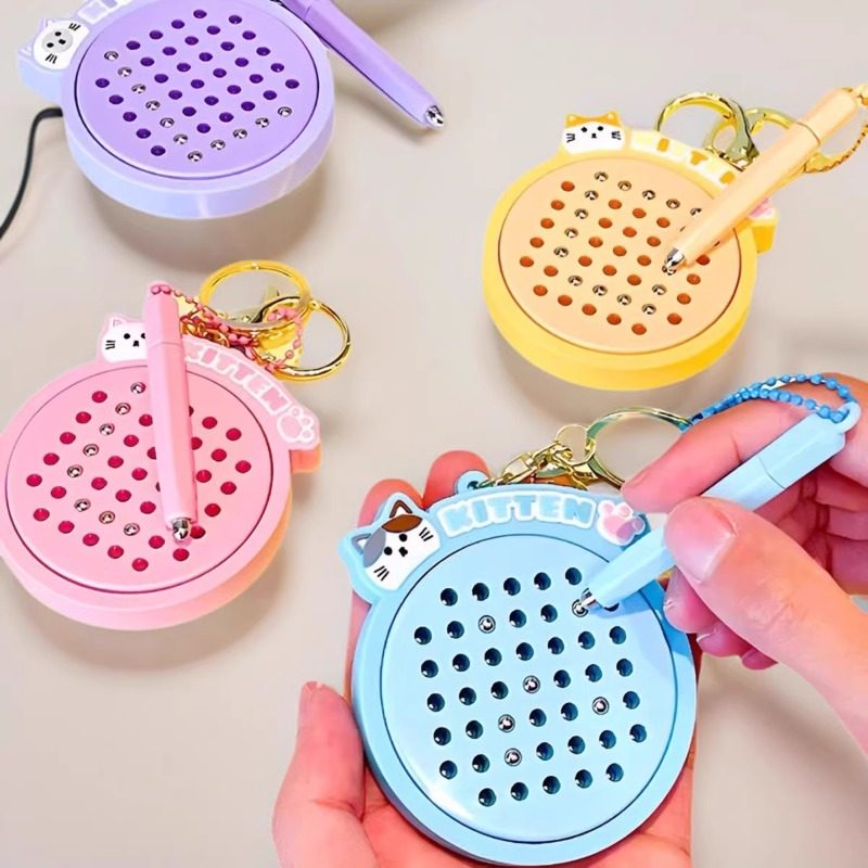 趣味好玩磁吸钢珠画板背包挂件钥匙扣解压创意小玩具儿童学生礼物,淘宝优惠券,粉丝福利购,淘宝优惠卷