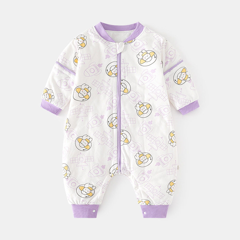 婴儿睡袋春秋冬夹棉宝宝分腿加厚睡衣新生儿拉链式多功能防踢被,淘宝优惠券,粉丝福利购,淘宝优惠卷