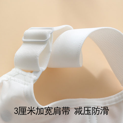 kk调整型内衣女夏薄款大胸显小聚拢防下垂无痕全罩杯大码FG杯胸罩 - 图1