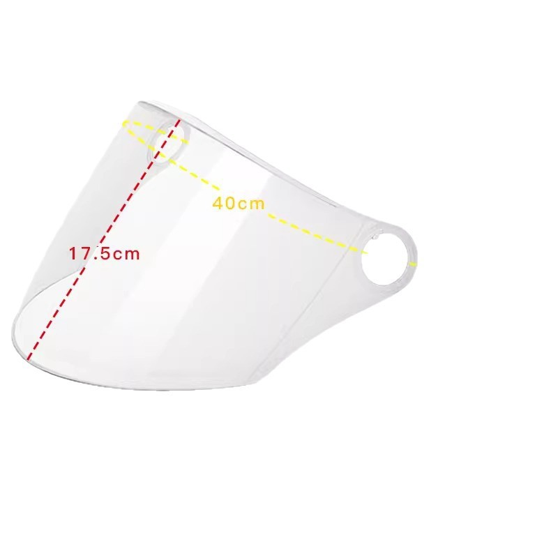 Electric motorcycle motorcycle half helmet special HD transparent