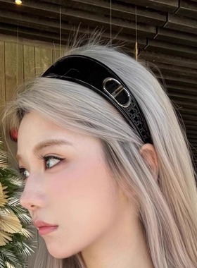 2025新款发箍墨镜女款高级感网红时髦拍照凹造型太阳眼镜防紫外线