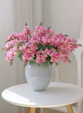 高档仿真铃兰花假花摆设客厅餐桌花装饰摆件风铃花家居插花花艺