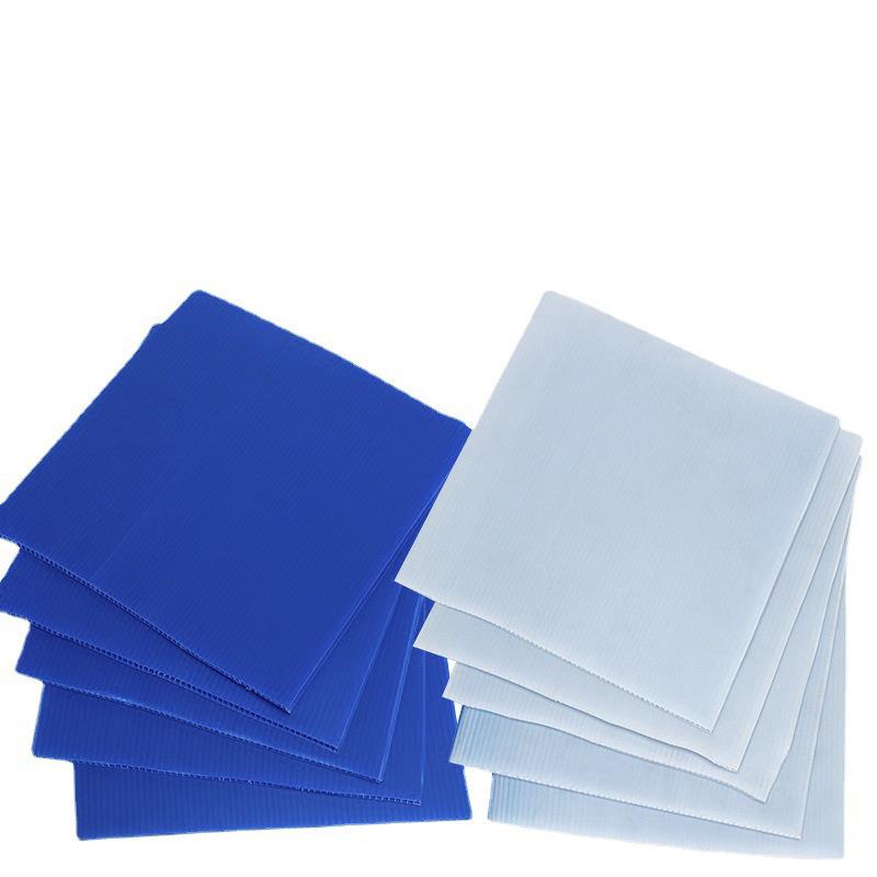 深蓝色pp中空板围板箱隔板广告牌中空板防静电塑料隔板箱包垫板 - 图2