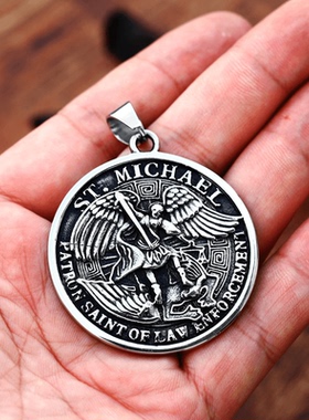 钛钢吊坠复古希腊神话天