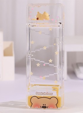 创意可爱樱花油漏桌面摆件解压液体沙漏治愈系生日礼物儿童装饰品