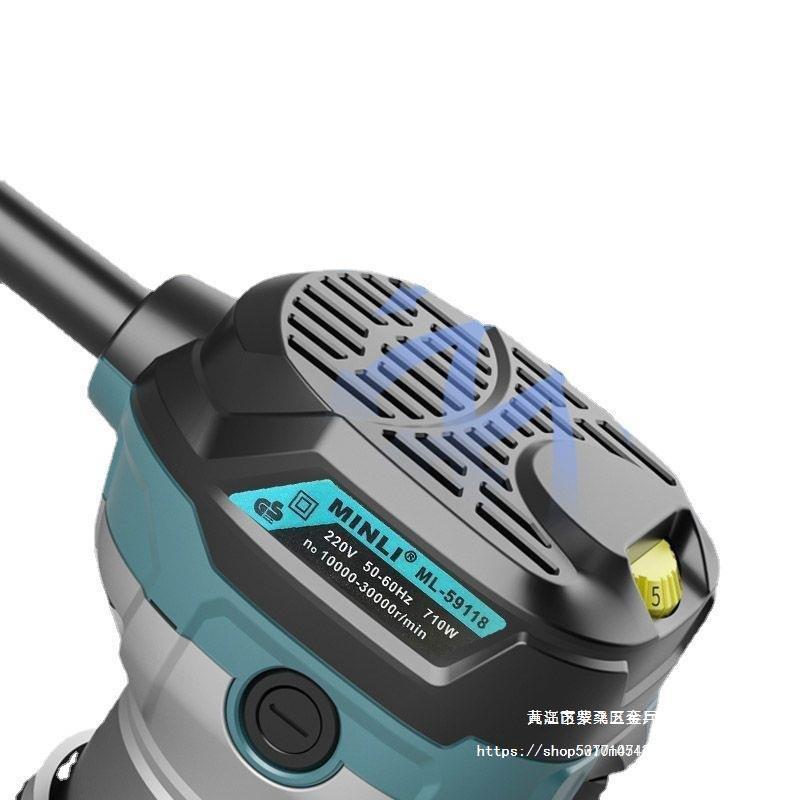 工具木工开槽机二合一雕刻机开孔锣机闽立多功能电木铣修边机装修 - 图3