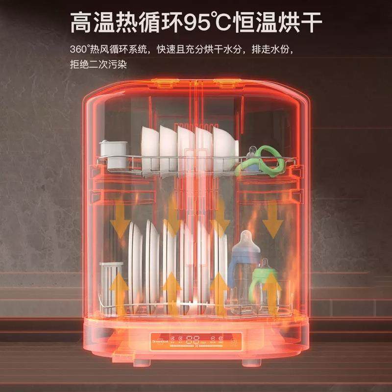 消毒不锈钢碗架沥水架子家用碗柜收纳餐具柜厨房置物架碗碟收纳盒,淘宝优惠券,粉丝福利购,淘宝优惠卷