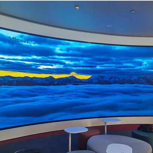 工厂led显示屏室内P3全彩社区宣传发布会背景高清室内LED显示屏 - 图1