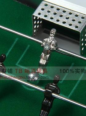 铝制合金迷你桌面足球机摆件桌上足球台波比足球机装饰生日礼物