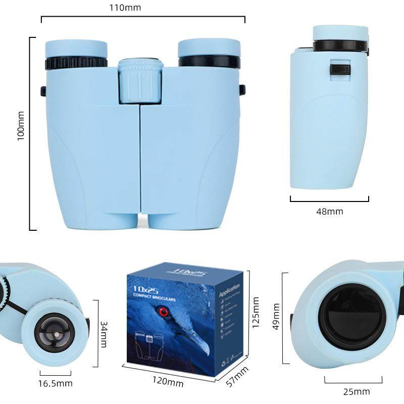 新款10X25双筒望远镜高清便携式成人儿童演唱会望远镜,淘宝优惠券,粉丝福利购,淘宝优惠卷
