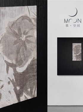 MOON慕空间新中式样板房衣帽间卧室装饰画摆件挂画装饰品道具软装