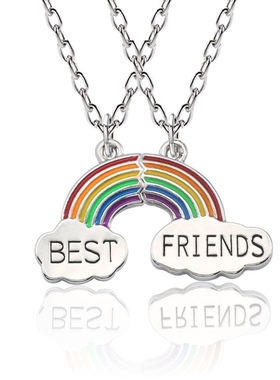 极速精致三人毕业礼物闺蜜女多人手链流友谊O锁骨链新四人好姐妹