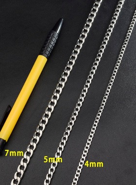 极速项链男生韩版简约时尚钛钢男女情侣 hipMhop嘻哈项链街头饰品