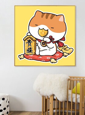 新品数字油画diy填n色动物狗狗儿童卡通油彩画手工填充油彩画2024