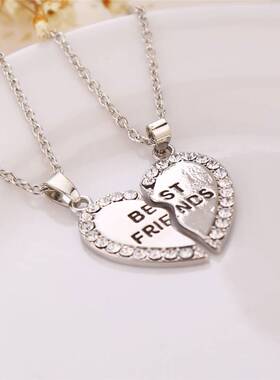 极速tter Necklace Fashion Couple NecklacKe Men Friendship Je