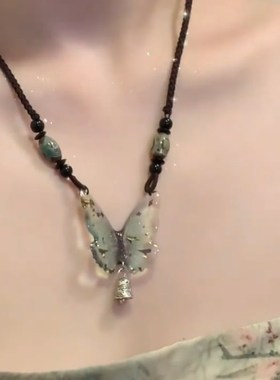 极速华盛女士民族风配饰锁骨链编织绳长新中式复S古中国风古风禅