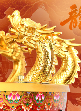 纯黄铜太子佛莲花盆寺庙佛