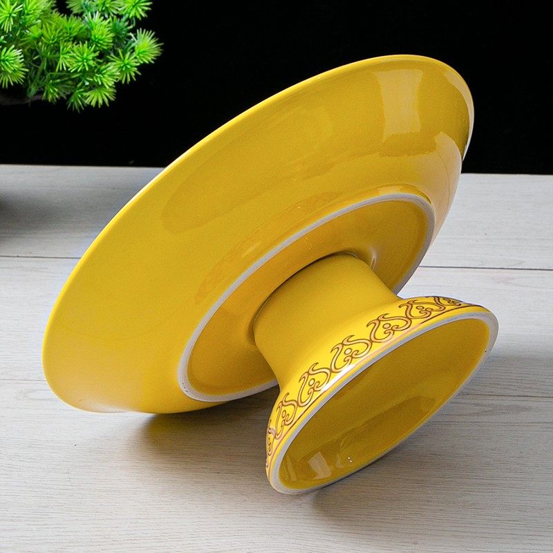 陶瓷供盘佛前供果果盘供佛上供水果盘财神爷贡果盘家用莲花盘摆件,淘宝优惠券,粉丝福利购,淘宝优惠卷