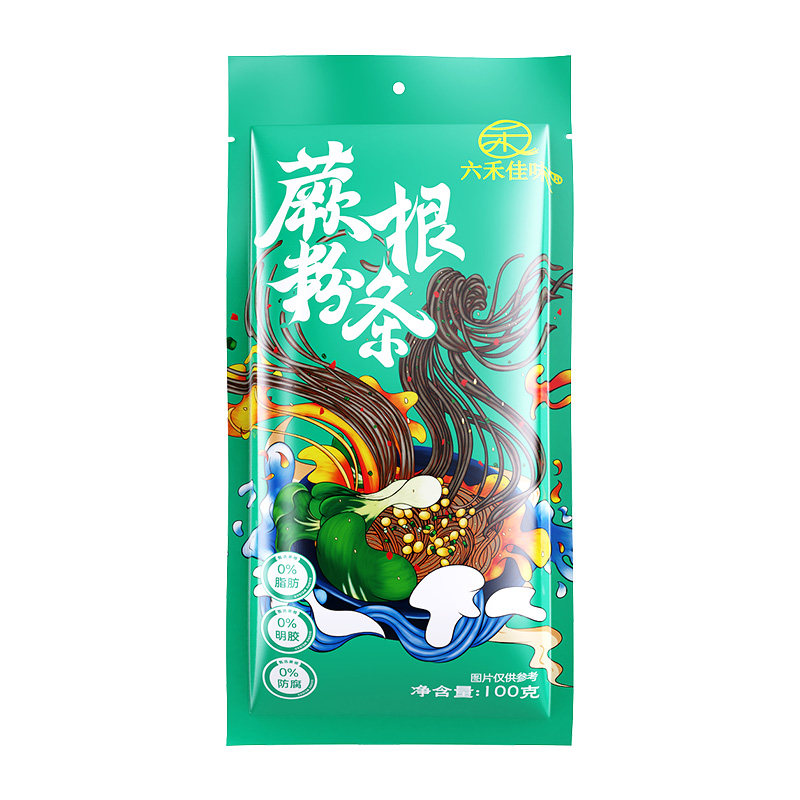 蕨根粉条四川0脂蕨根粉凉拌葛根粉条代餐袋装酸辣粉丝干粉带调料,淘宝优惠券,粉丝福利购,淘宝优惠卷