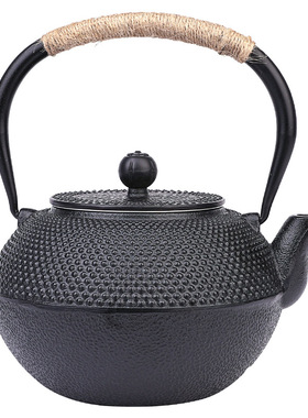 小丁点铸铁壶手工生铁茶壶复古新中式烧水壶样板间装修博古架摆件