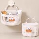 Cute hole-free wall-mounted multifunctional storage basket