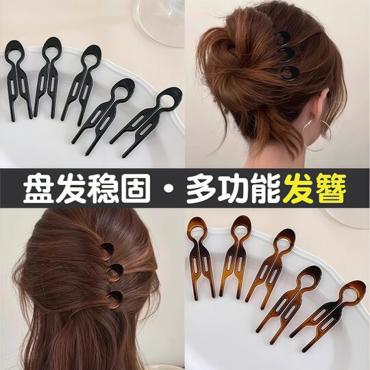 European and American simple small fish hairpin women's daily hair comb