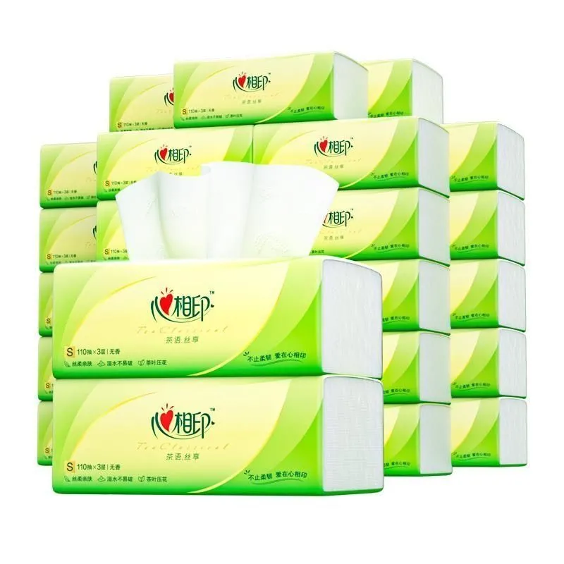 心相印茶语抽纸大包130抽纸巾24包加大家用餐巾纸面巾纸擦手纸抽,淘宝优惠券,粉丝福利购,淘宝优惠卷