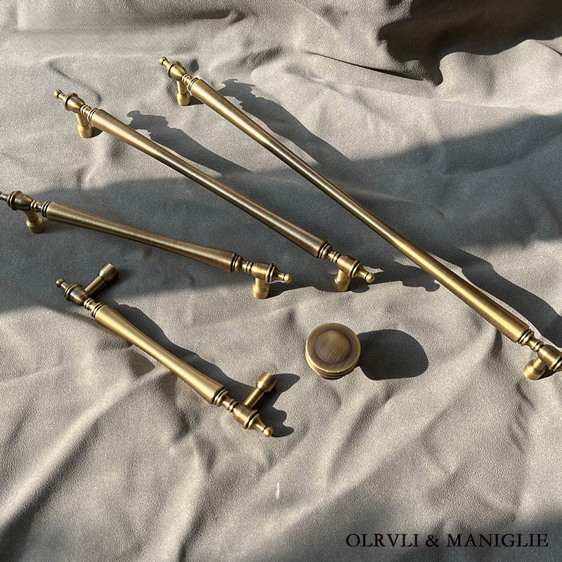 olrvli纯铜美式复古柜门拉手复古黄铜加长冰箱门古铜色抽屉门拉手,淘宝优惠券,粉丝福利购,淘宝优惠卷