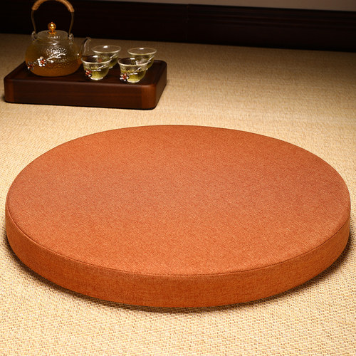 冥想禅修坐垫大拜垫蒲团坐墩新中式打坐禅修专用垫大礼拜跪拜地垫 - 图1