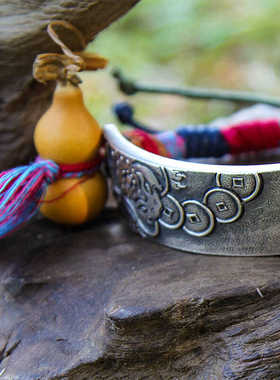 CELESTIAL TAO REALM/道轩堂金蟾手牌 道系中国风纯手工999足银饰