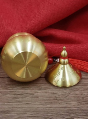 黄铜百福招财进宝避火葫芦摆件厨