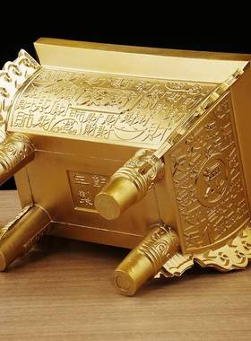 黄铜鼎摆件家居聚财盛鼎摆饰供奉