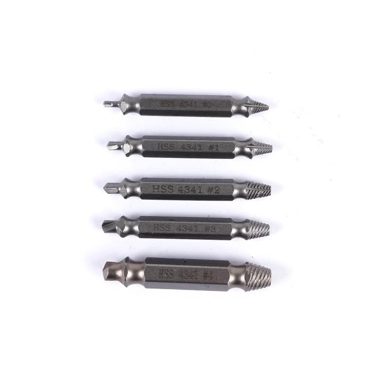 跨境亚马逊S2断头螺丝滑牙取出器套装 4341高速钢双头断丝取出器 - 图2