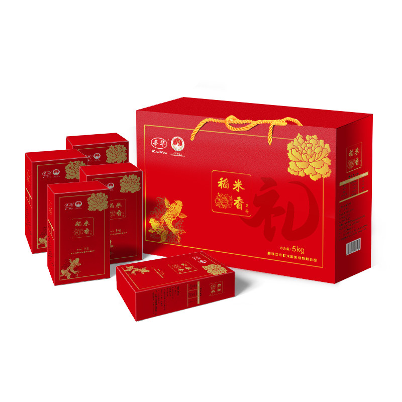 2025年新米东北吉林梅河稻花香2号过节送礼盒大米精装米伴手礼5kg,淘宝优惠券,粉丝福利购,淘宝优惠卷
