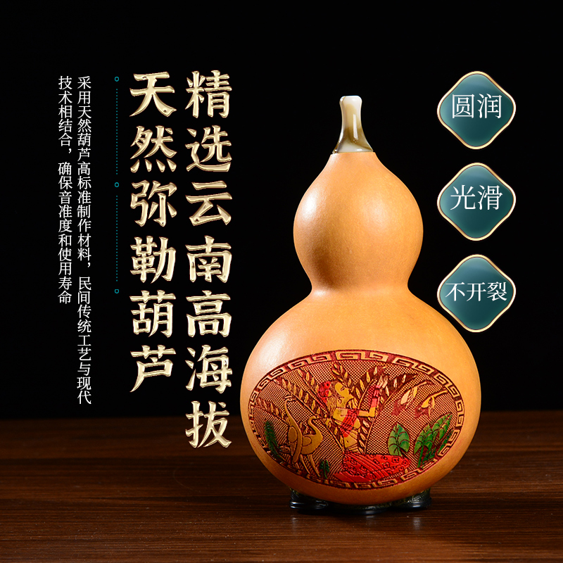 滇南古韵葫芦丝C调小学生专用降B调小DAGF成人儿童初学乐器旗舰店 - 图1