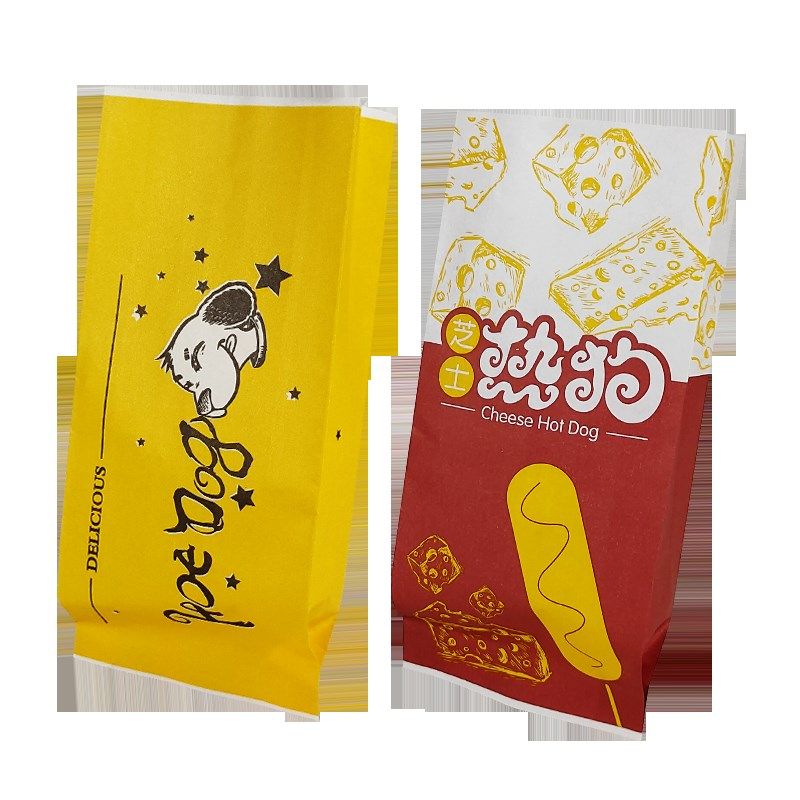 热狗纸袋烤肠袋一次性鸭肠小串烤串蛋包肠打包袋香肠小吃防油纸袋,淘宝优惠券,粉丝福利购,淘宝优惠卷